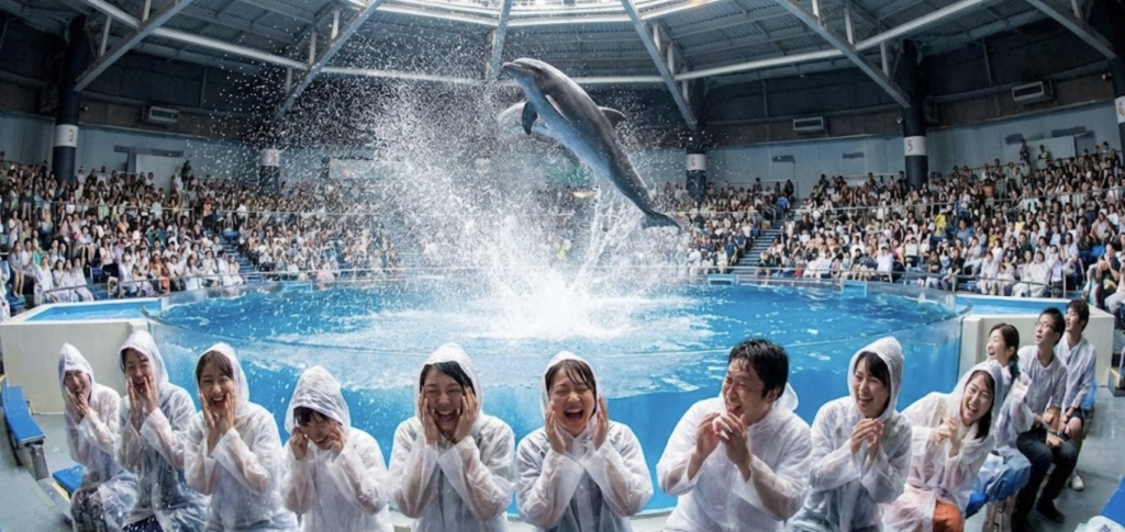 アクアパーク品川のイルカショーで「濡れる」のは何列目？座席別ガイド