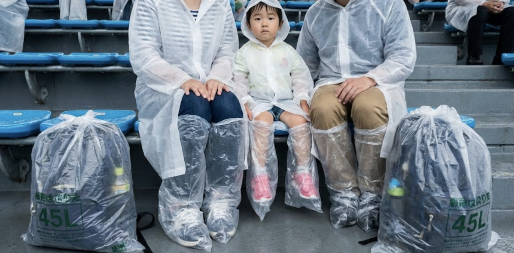 「想像の5倍」濡れる！必須の持ち物とポンチョ対策