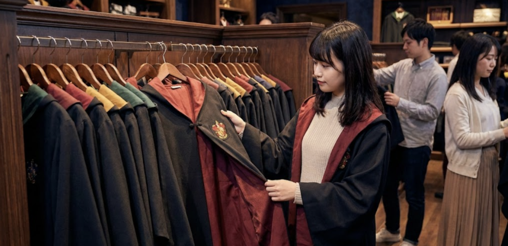 ズバリいくら？ハリー・ポッタースタジオツアーのローブ値段と名入れ代