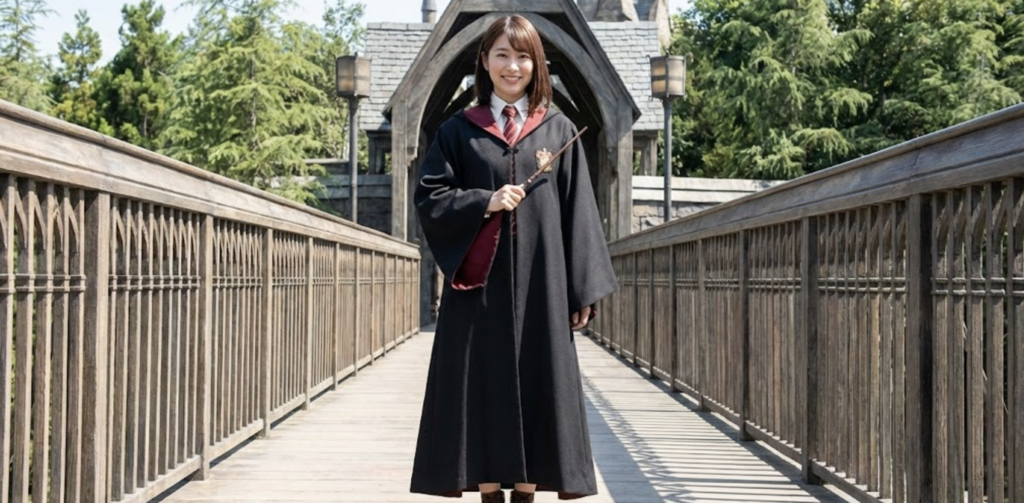 スタジオツアー東京のローブサイズまとめ：ジャストサイズが一番映える