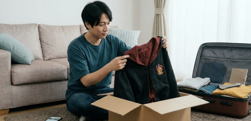 選択肢②：USJのローブやフリマアプリ（メルカリ）を活用する