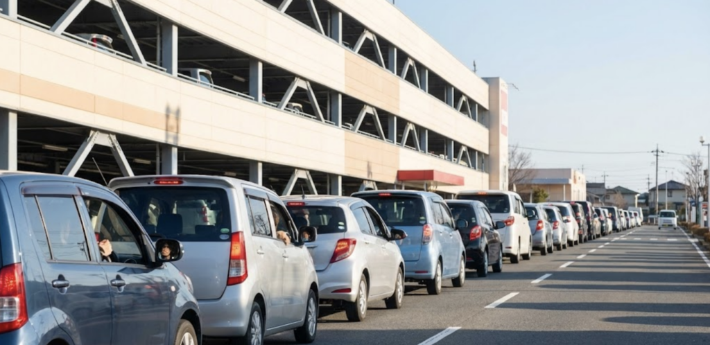 激混み注意！駐車場とアクセスを賢く攻略する