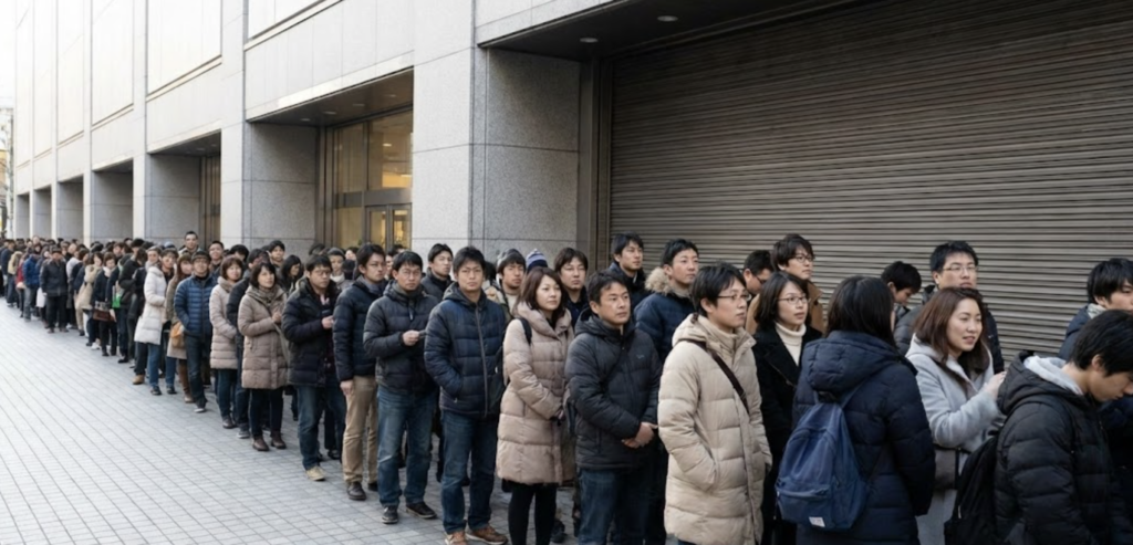 初売り当日の混雑回避と入店ロジスティクス
