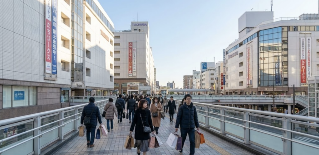 ルミネだけじゃない！立川駅周辺の競合店クロスショッピング