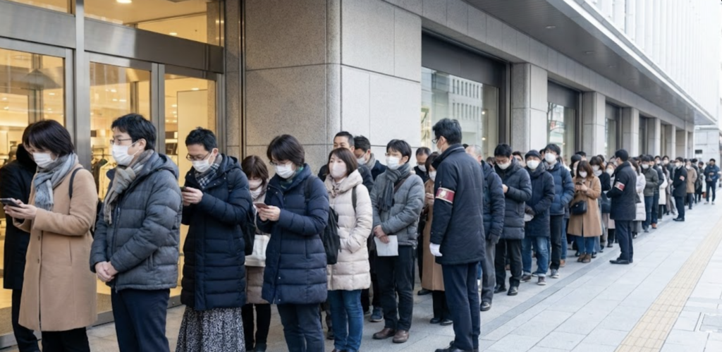 初売りの行列・並ぶ場所と混雑回避テクニック