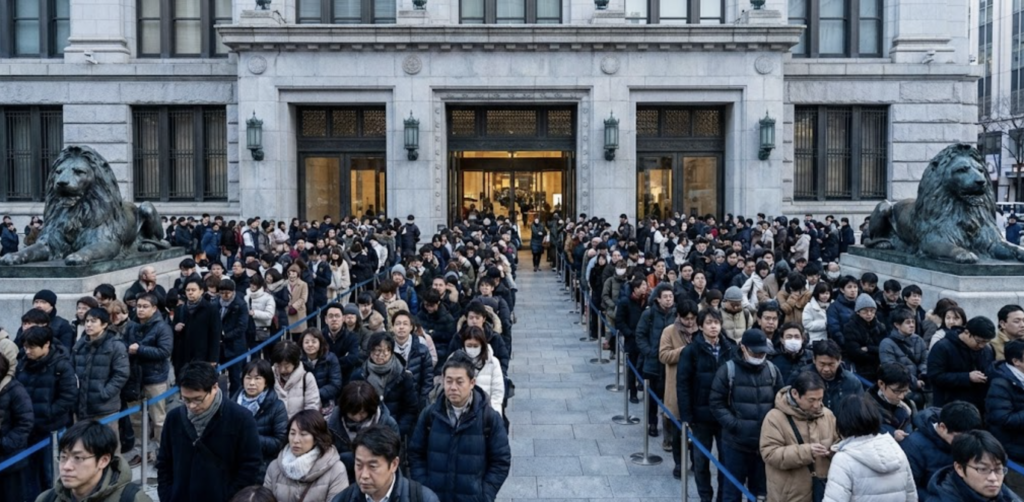 4,000人の行列！？初売りの混雑状況と「並ぶ場所」の正解