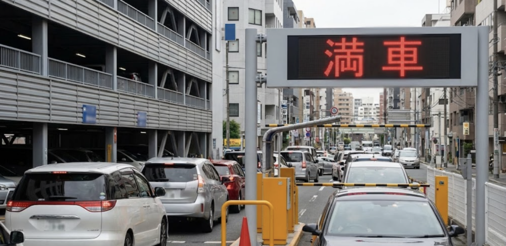 【車で行く人へ】駐車場は「地獄」です！満車を回避する唯一の方法
