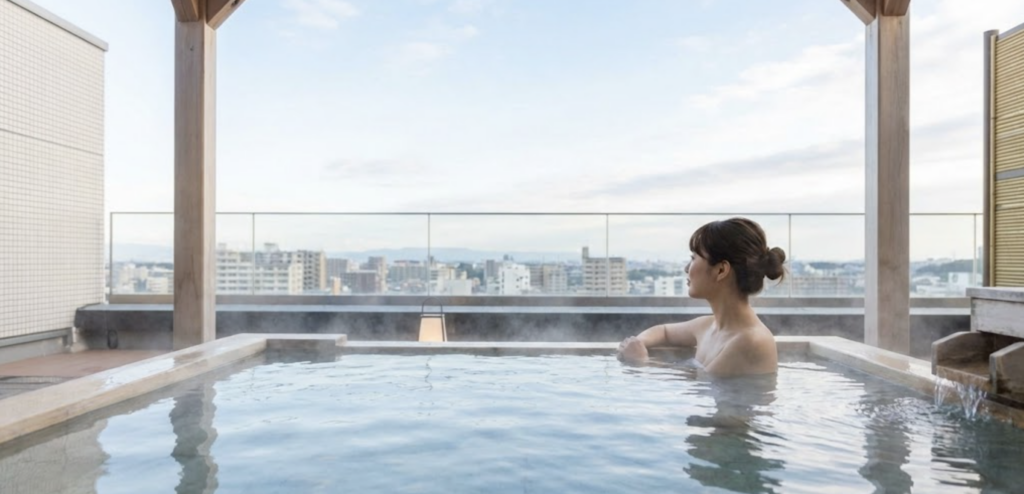 初売りの疲れを癒やす！天然温泉「泉天空の湯」活用法