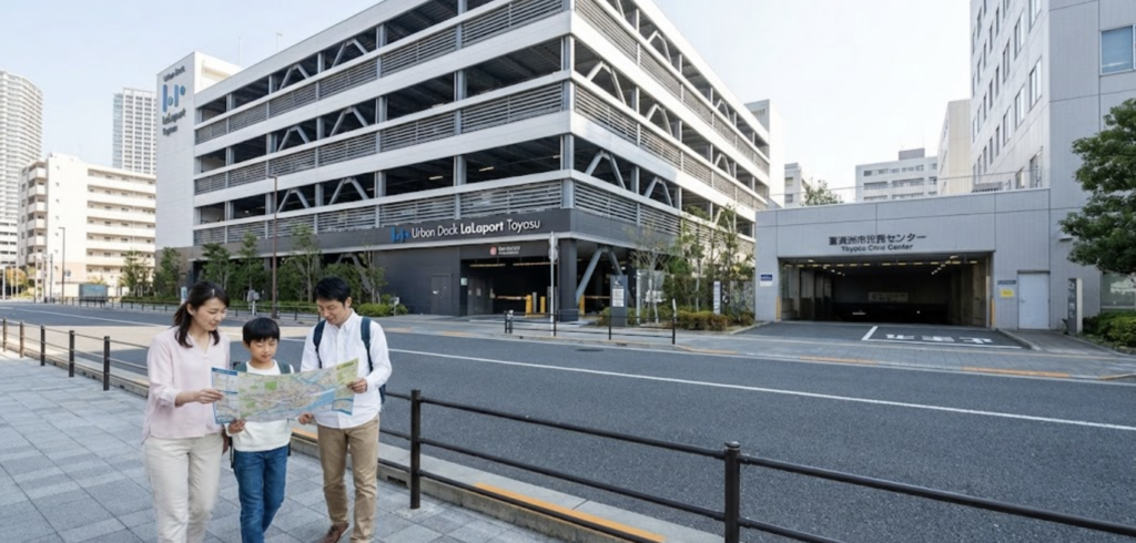 【料金表】ららぽーと豊洲vs周辺駐車場！安いのはどこ？