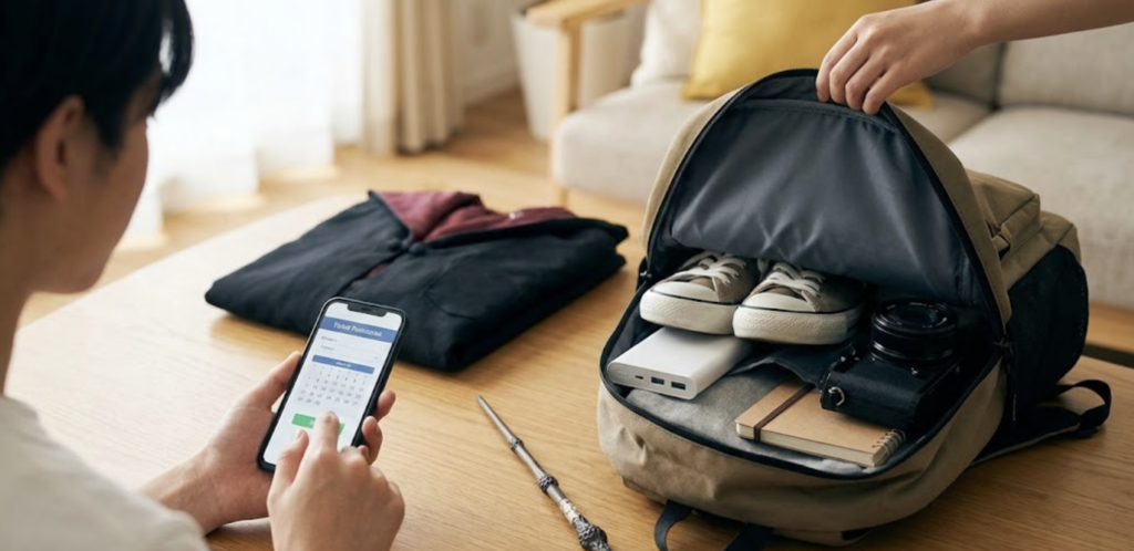 失敗しないチケット予約と当日の持ち物リスト