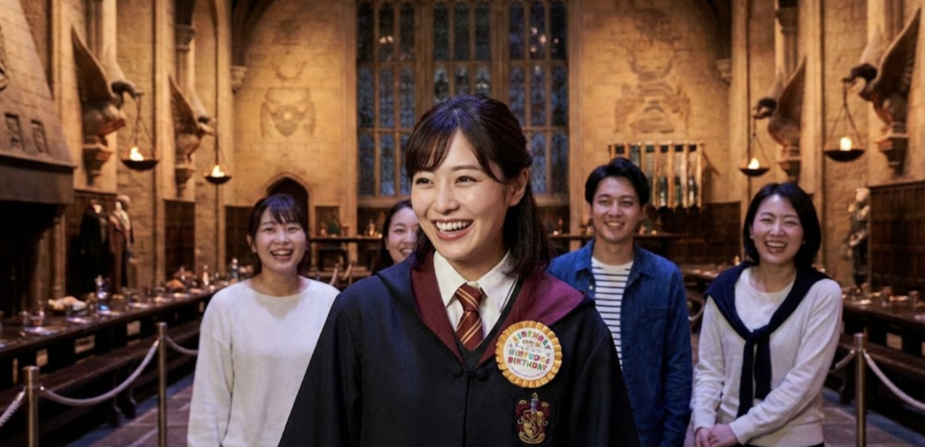 【結論】ハリーポッタースタジオツアーの誕生日特典は「シール」と「体験」！