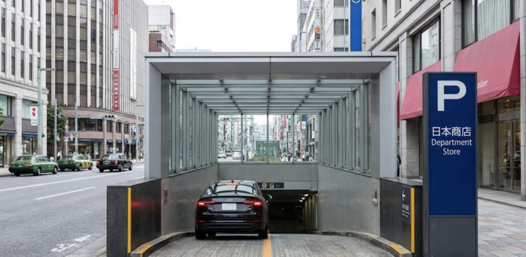アクセスと駐車場：日本橋高島屋S.C.へ車で行く際の注意点