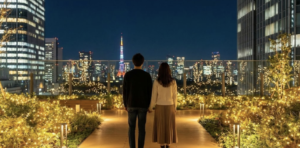 ロマンチックな夜を！日比谷マジックタイムイルミネーション2026
