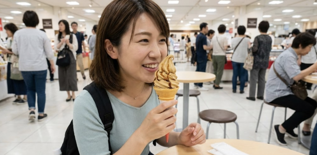 会場でしか味わえない！イートインとソフトクリームの実食ガイド