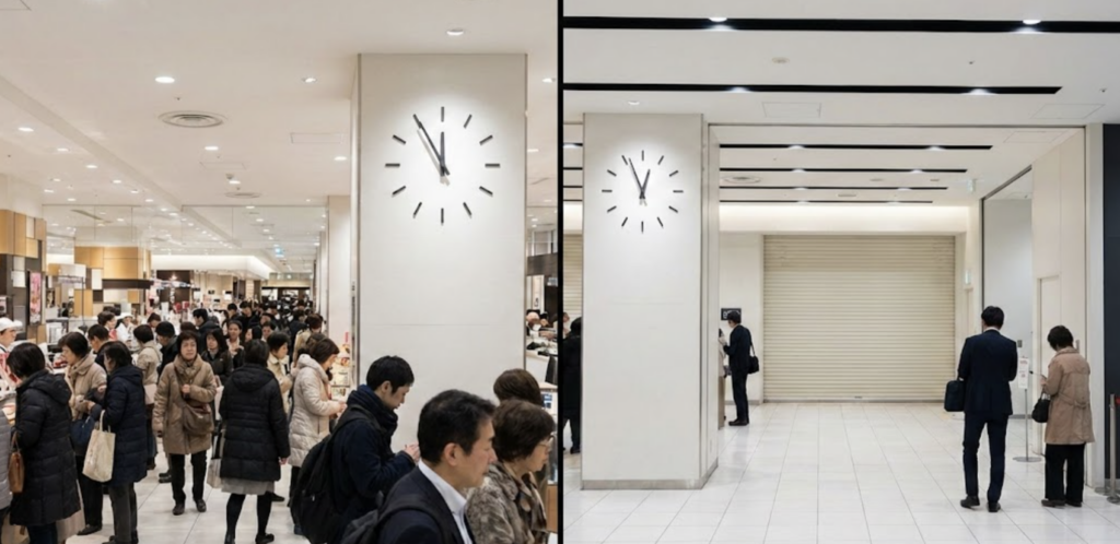 最大の罠！8階と地下で「開始日」と「時間」が違います