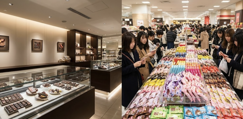 どっちに行く？8階「ショコラZ」と地下「東横のれん街」の違い