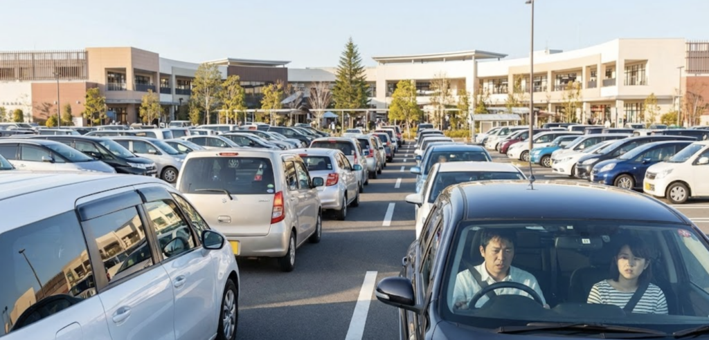 町田グランベリーパークバレンタイン2026の駐車場混雑と基本料金