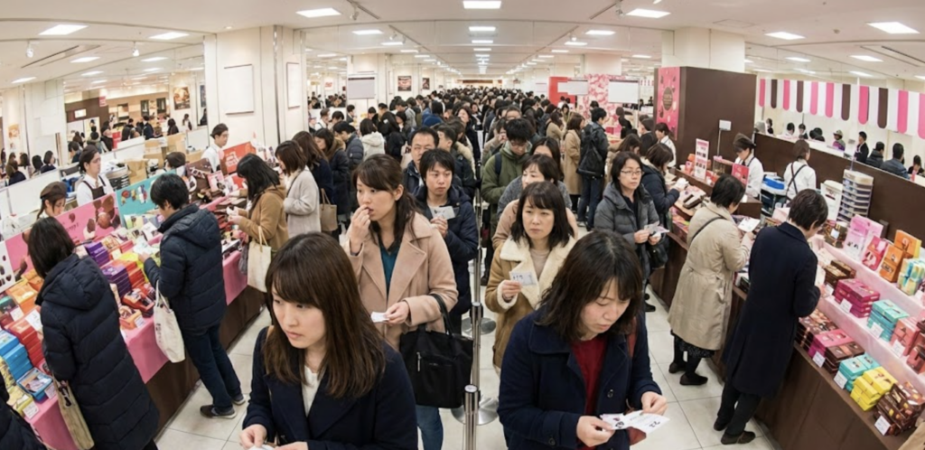 最大の落とし穴！銀座三越バレンタイン2026の整理券システム
