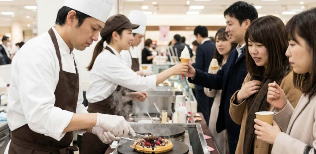 会場限定の楽しみ！イートイン＆実演スイーツ攻略