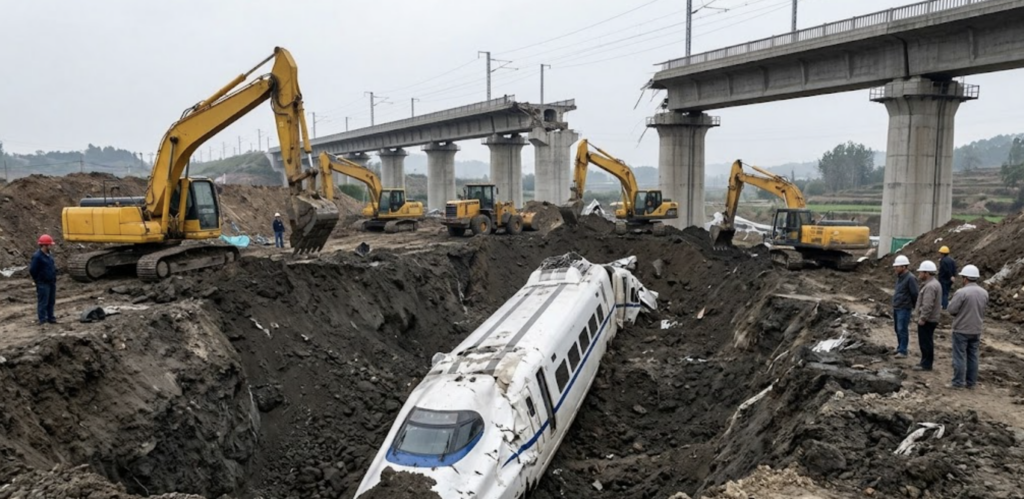 【真相】中国鉄道事故で車両を埋めたのはなぜ?