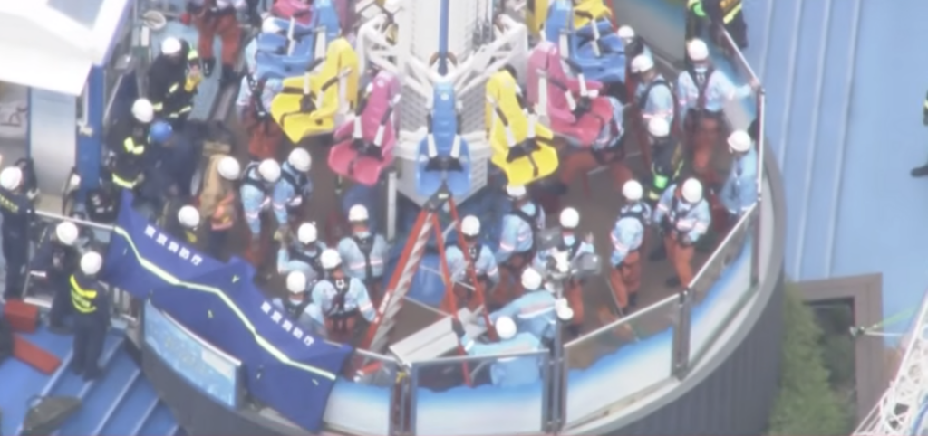 東京ドームシティの事故被害者とフライングバルーン