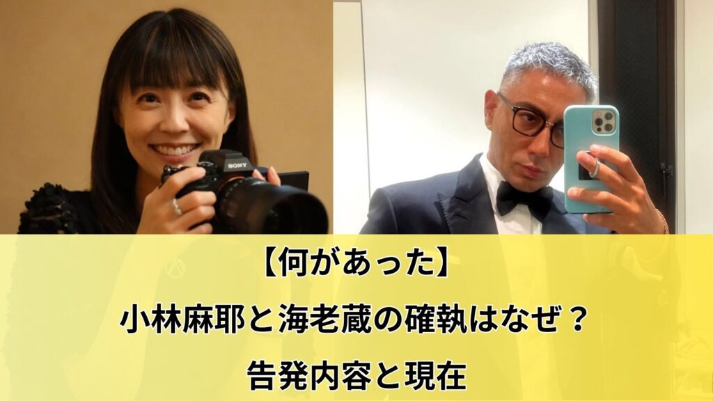 【何があった】小林麻耶と海老蔵の確執はなぜ？告発内容と現在